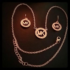 Michael Kors Rose Gold Logo Set